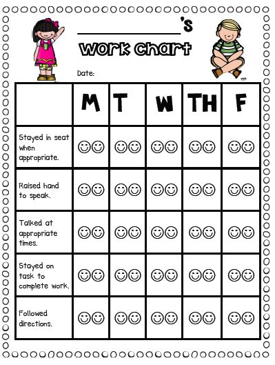 Aggressive Behavior Tracking Form Individual Behavior Chart Teaching