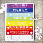 Behavior Chart Printable Behavior Chart For 5 Year Old Kids Etsy