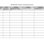 Behavior Chart Templates At Allbusinesstemplates