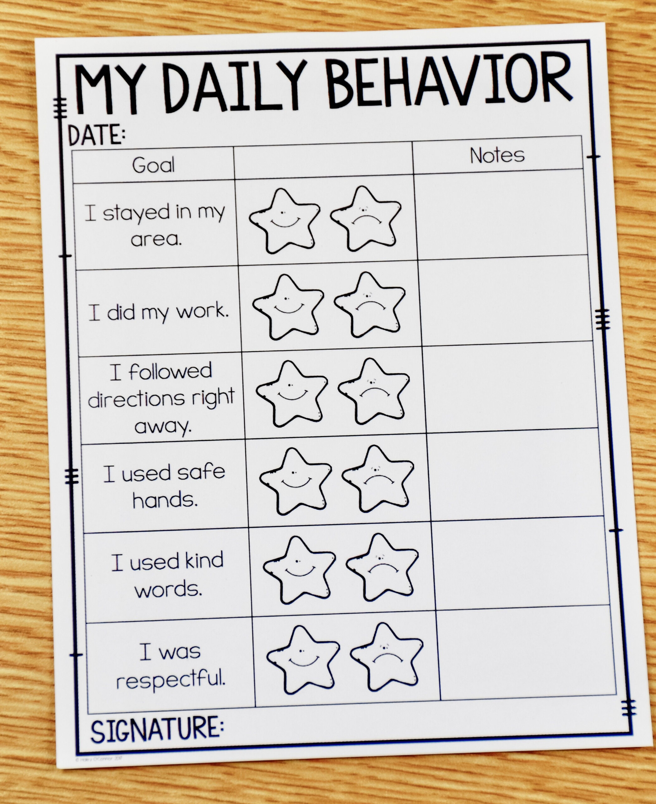 Behavior Survival Kit Data Tracking Interventions Reward Charts And