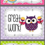 Cute Owls Behavior Clip Chart Works Great To Draw Attention To The On