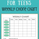 Pin On Chore Lists