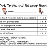 Sarah s First Grade Snippets Weekly Behavior Sheet