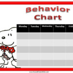 Snoopy Behavior Chart