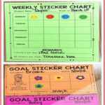 Sticker Charts For Rewarding Positive Behavior These Sticker Charts