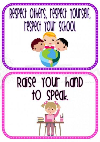 Whole Brain Teaching Printable Class Rule Cards Whole Brain Teaching