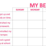 Printable Behavior ADHD Chart For Kids One Sheep Two Sheep Cow