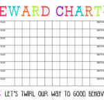Printable Reward Chart The Girl Creative Free Reward Chart Kids