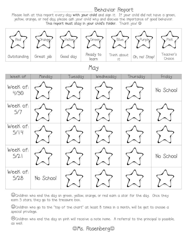 Rainbow Clip Chart Freebie More Teaching Classroom School 
