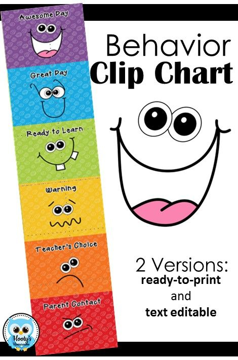 This Is THE Best Clip Chart For Behavior Management It s Perfect For 