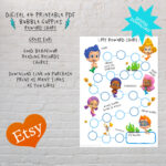 Bubble Guppies Reward Chart For Behavior Chart Printable Etsy Canada