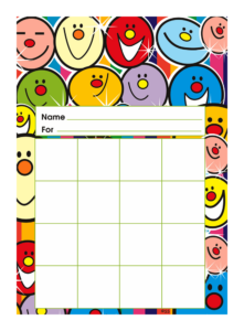 Printable Smiley Faces Behavior Chart BehaviorChart net